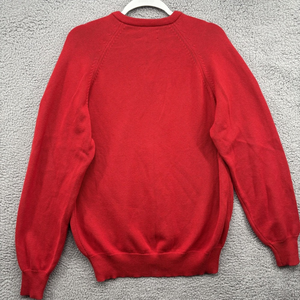 Pendleton Red V-Neck Sweater - Picture 6 of 11